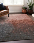 LOOMLAN Rugs Sorella Orange Washable Indoor-Outdoor Rug