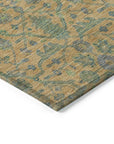 LOOMLAN Rugs Soren Orange Washable Indoor-Outdoor Rug