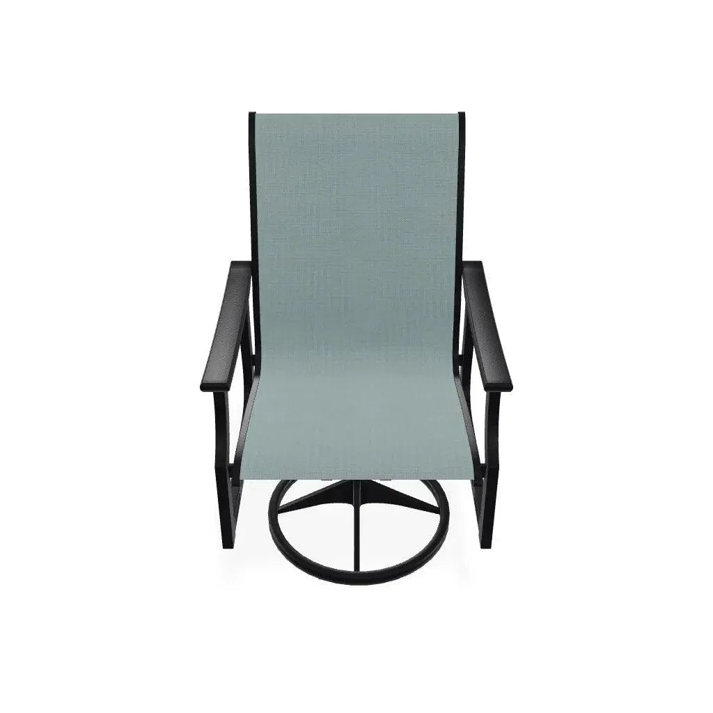 St. Catherine Swivel Rocker Marine Grade Polymer Arms-Outdoor Accent Chairs-Telescope-LOOMLAN