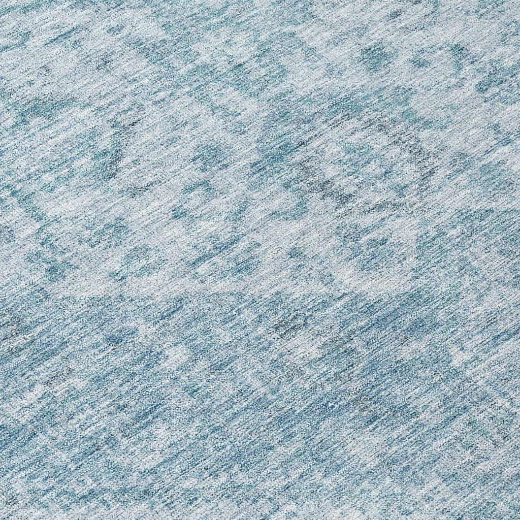 LOOMLAN Rugs Stockholm Blue Washable Indoor-Outdoor Rug