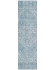 LOOMLAN Rugs Stockholm Blue Washable Indoor-Outdoor Rug