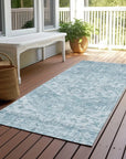 LOOMLAN Rugs Stockholm Blue Washable Indoor-Outdoor Rug