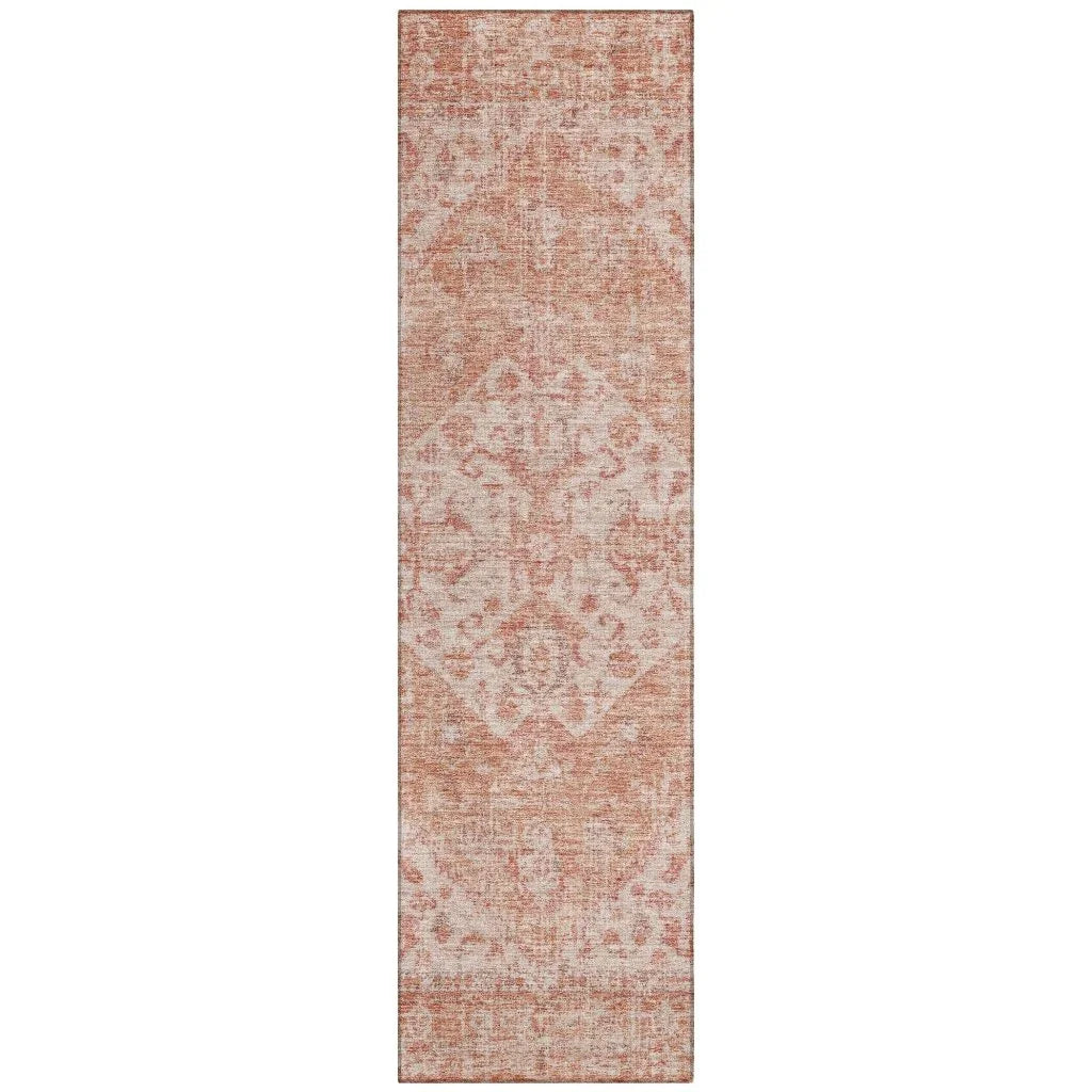 LOOMLAN Rugs Stockholm Orange Washable Indoor-Outdoor Rug