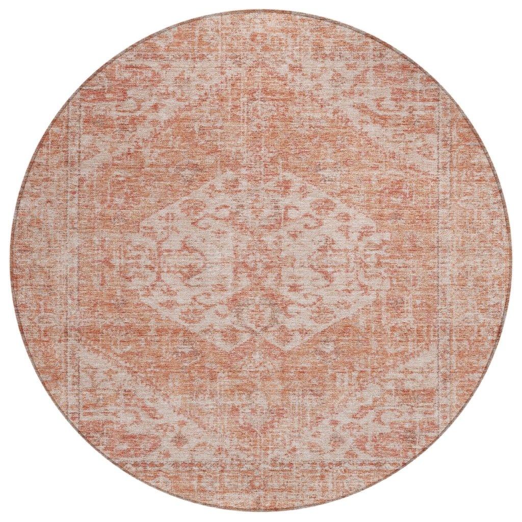 LOOMLAN Rugs Stockholm Orange Washable Indoor-Outdoor Rug