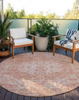 LOOMLAN Rugs Stockholm Orange Washable Indoor-Outdoor Rug