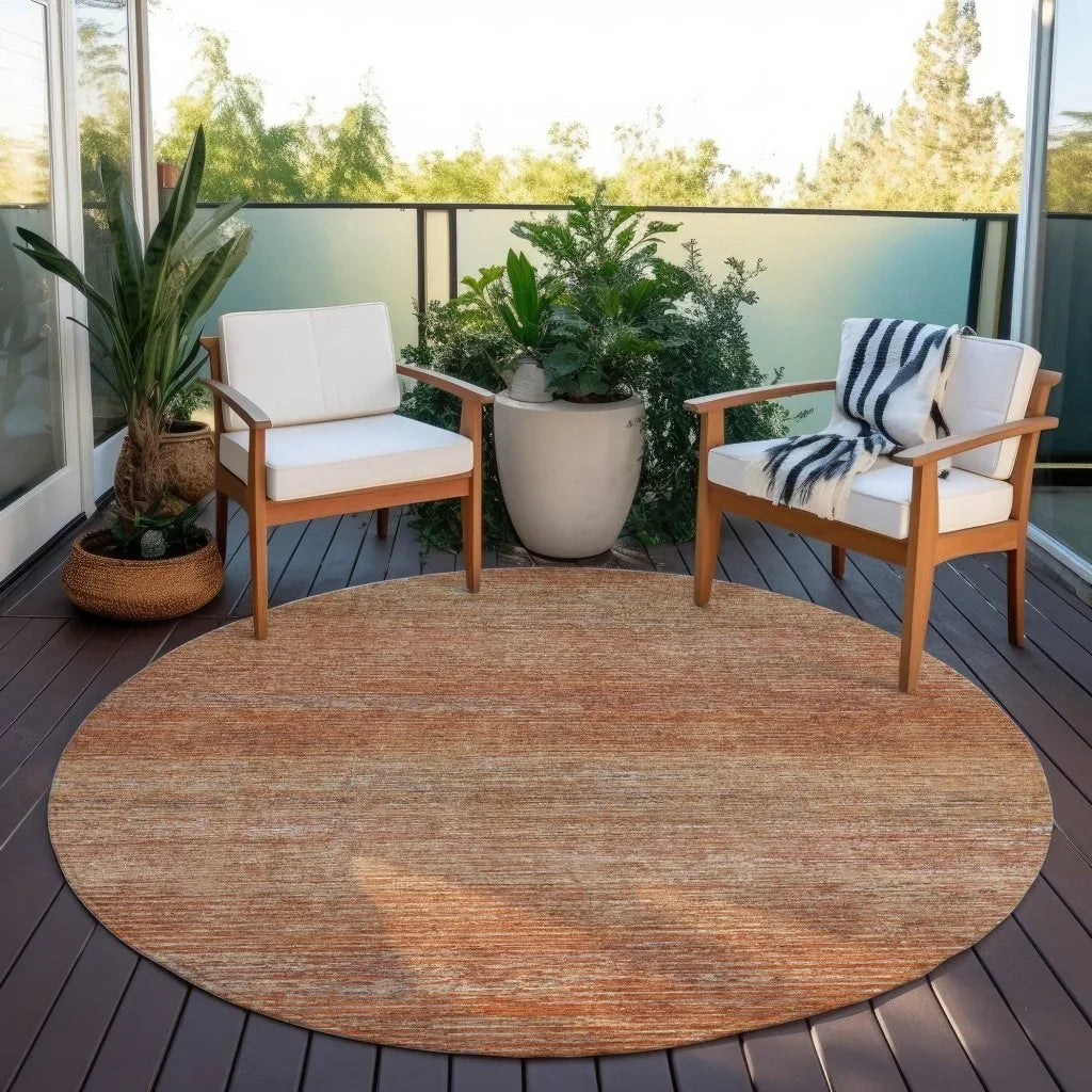 LOOMLAN Rugs Suma Orange Washable Indoor-Outdoor Rug