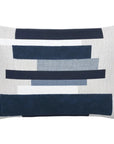 Summon Indigo Double Side Outdoor Pillow - LOOMLAN - Earnest Collection - Outdoor Pillows