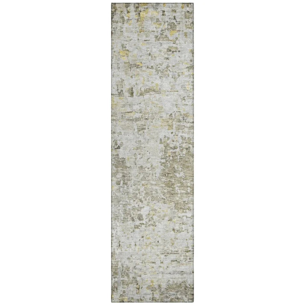 LOOMLAN Rugs Suri Brown Washable Indoor-Outdoor Rug