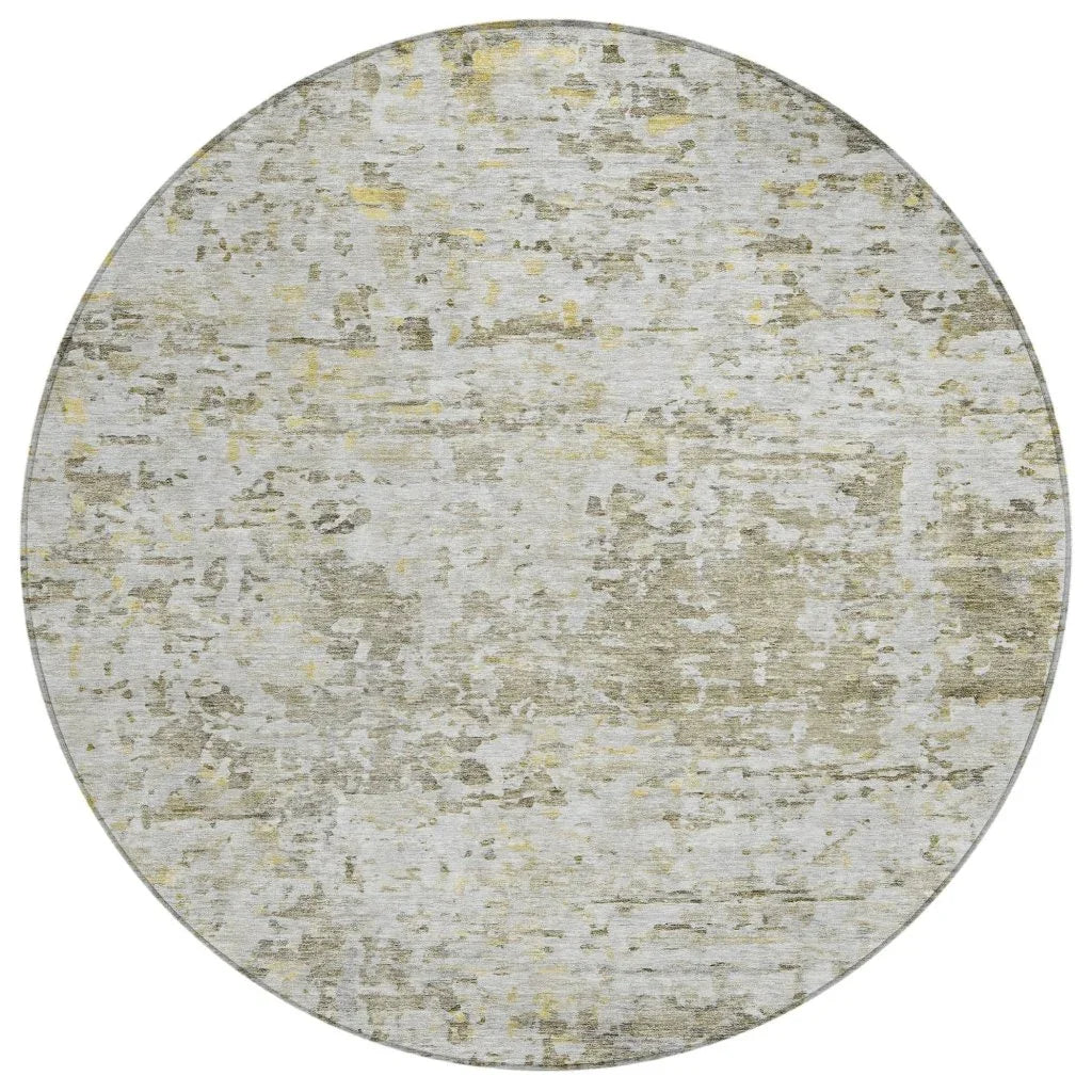 LOOMLAN Rugs Suri Brown Washable Indoor-Outdoor Rug