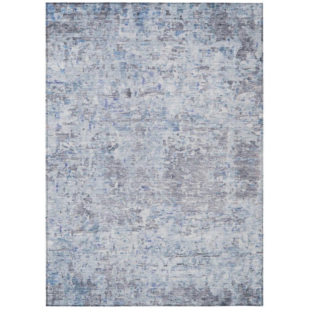 LOOMLAN Rugs Suri Sky Washable Indoor-Outdoor Rug