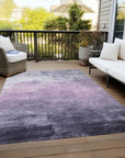 Sylari Purple Washable Indoor - Outdoor Rug - LOOMLAN - LOOMLAN Rugs - Outdoor Rugs