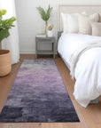 Sylari Purple Washable Indoor - Outdoor Rug - LOOMLAN - LOOMLAN Rugs - Outdoor Rugs