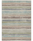 LOOMLAN Rugs Sylira Beige Washable Indoor-Outdoor Rug