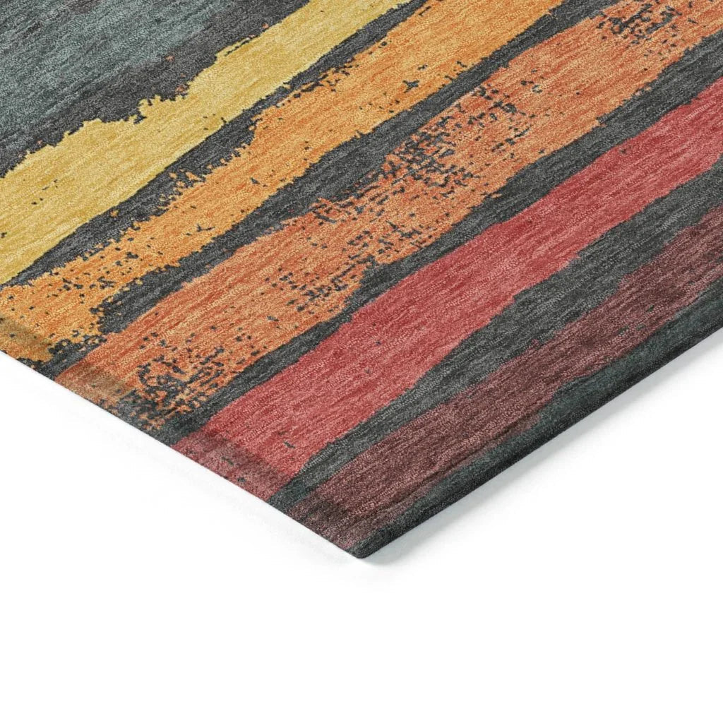 LOOMLAN Rugs Sylira Granite Washable Indoor-Outdoor Rug