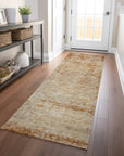 LOOMLAN Rugs Sylvaine Orange Washable Indoor-Outdoor Rug