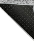 LOOMLAN Rugs Sylvia Gray Washable Indoor-Outdoor Rug