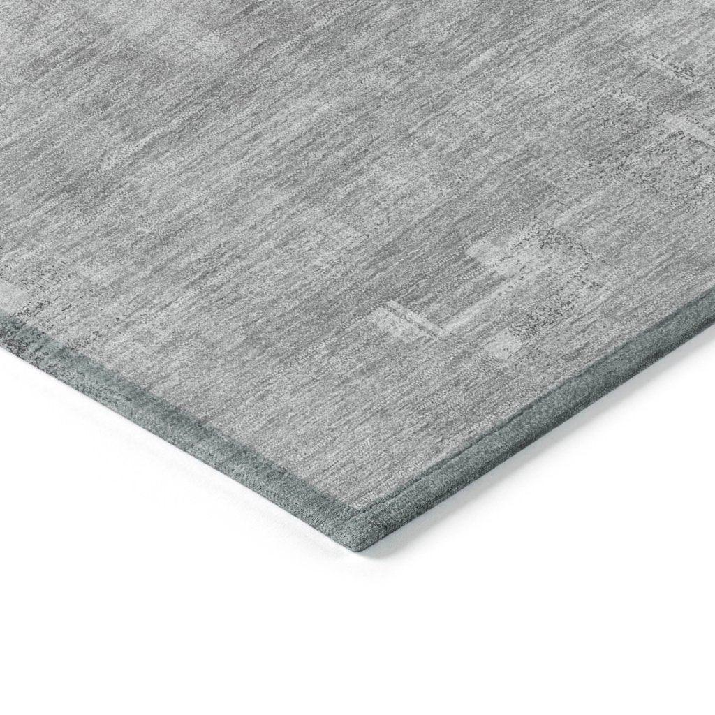 LOOMLAN Rugs Syrene Gray Washable Indoor-Outdoor Rug