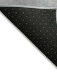 LOOMLAN Rugs Syrene Gray Washable Indoor-Outdoor Rug