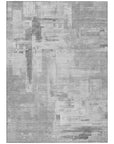 LOOMLAN Rugs Syrene Gray Washable Indoor-Outdoor Rug