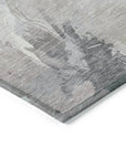 LOOMLAN Rugs Tasmina Brown Washable Indoor-Outdoor Rug