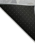 LOOMLAN Rugs Tasmina Brown Washable Indoor-Outdoor Rug