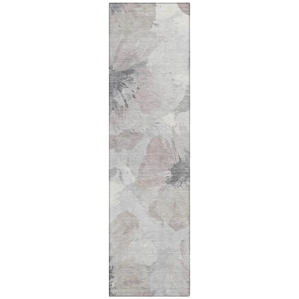 LOOMLAN Rugs Tasmina Brown Washable Indoor-Outdoor Rug