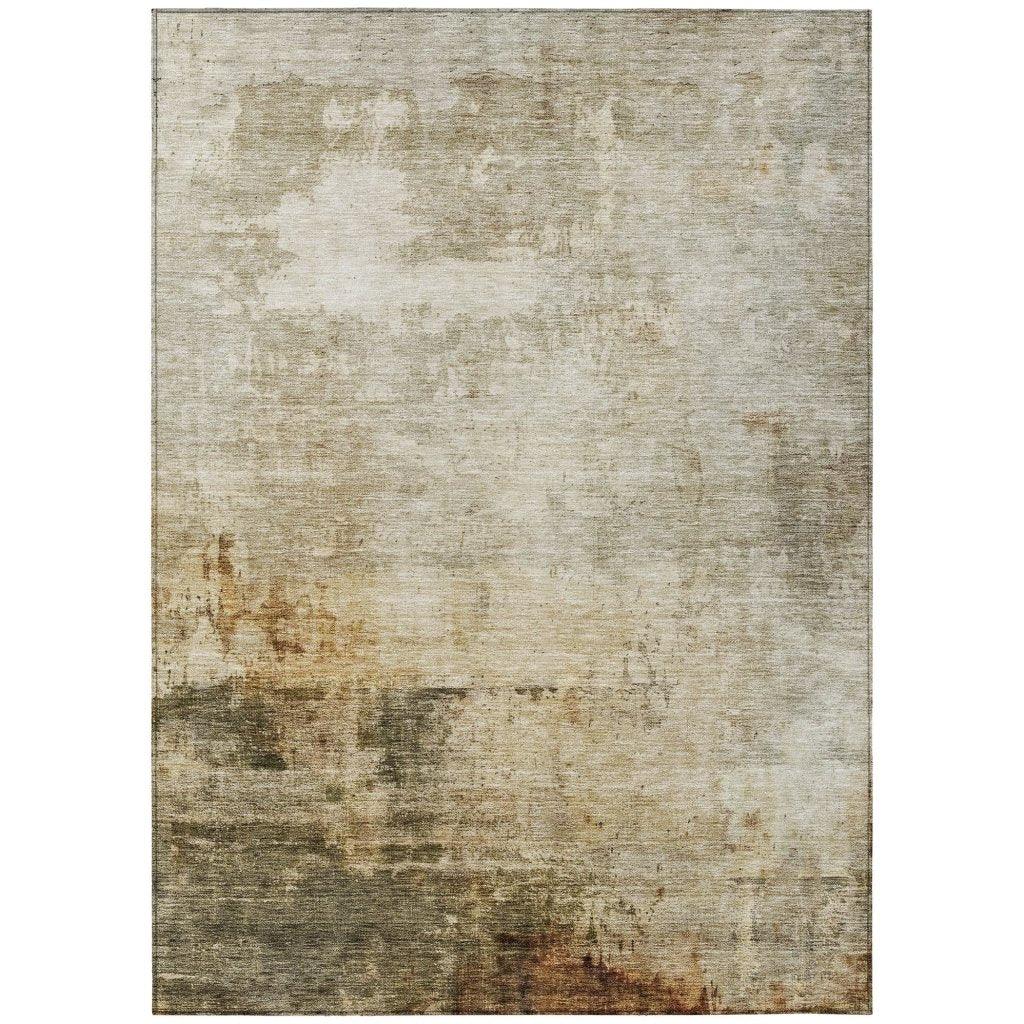 LOOMLAN Rugs Tekstura Ivory Washable Indoor-Outdoor Rug