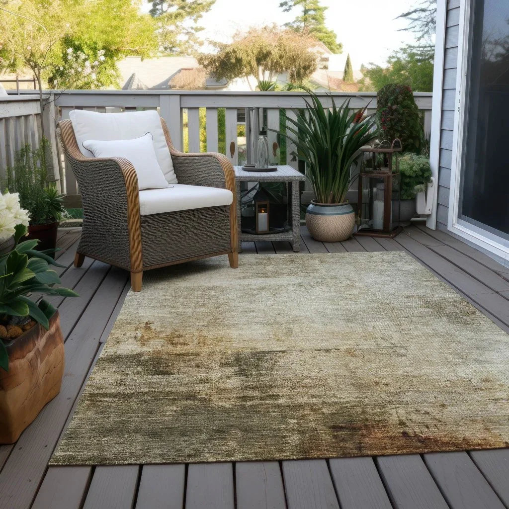 LOOMLAN Rugs Tekstura Ivory Washable Indoor-Outdoor Rug