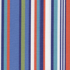 649 Atlantic Blue Stripe leather