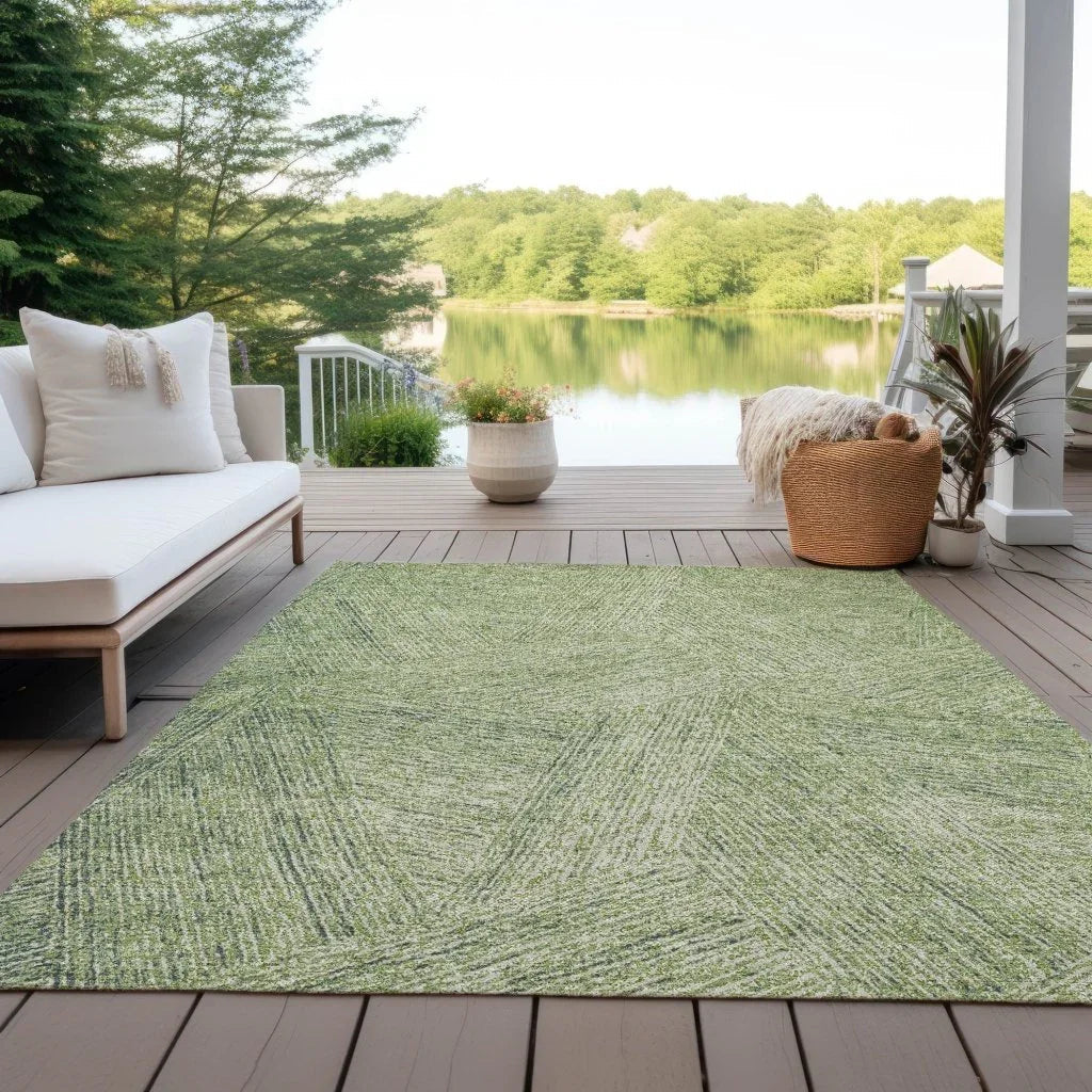 LOOMLAN Rugs Terra Aloe Washable Indoor-Outdoor Rug
