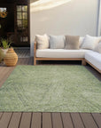 LOOMLAN Rugs Terra Aloe Washable Indoor-Outdoor Rug