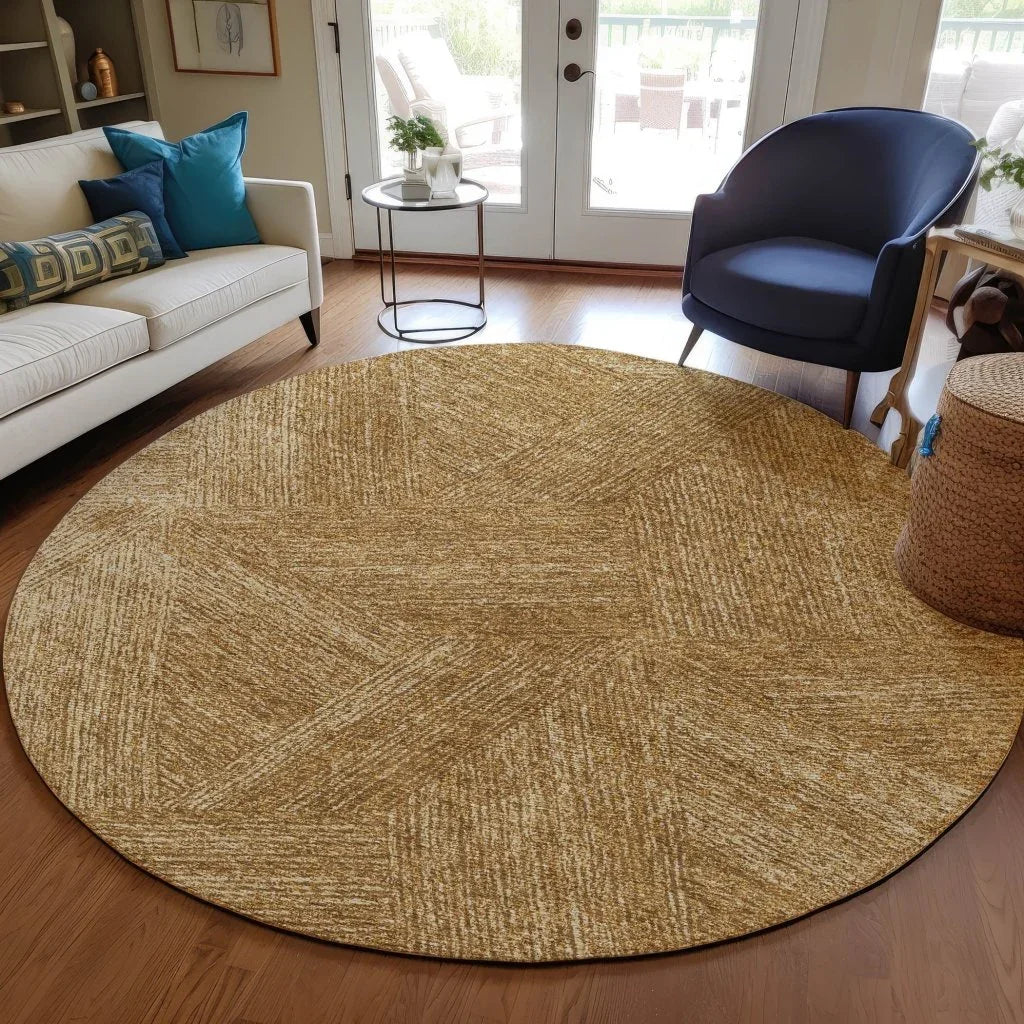 LOOMLAN Rugs Terra Gold Washable Indoor-Outdoor Rug