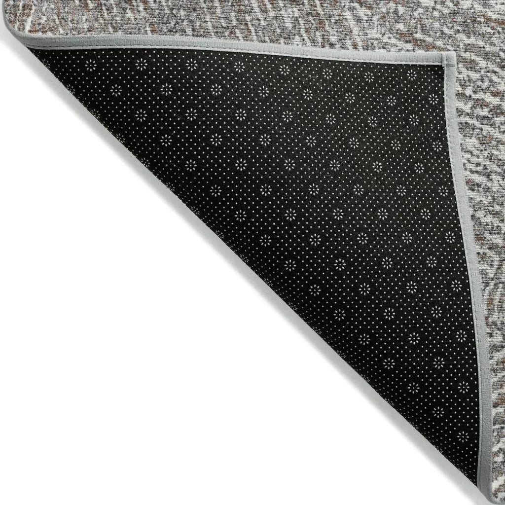 LOOMLAN Rugs Terra Gray Washable Indoor-Outdoor Rug