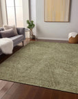 LOOMLAN Rugs Terra Green Washable Indoor-Outdoor Rug