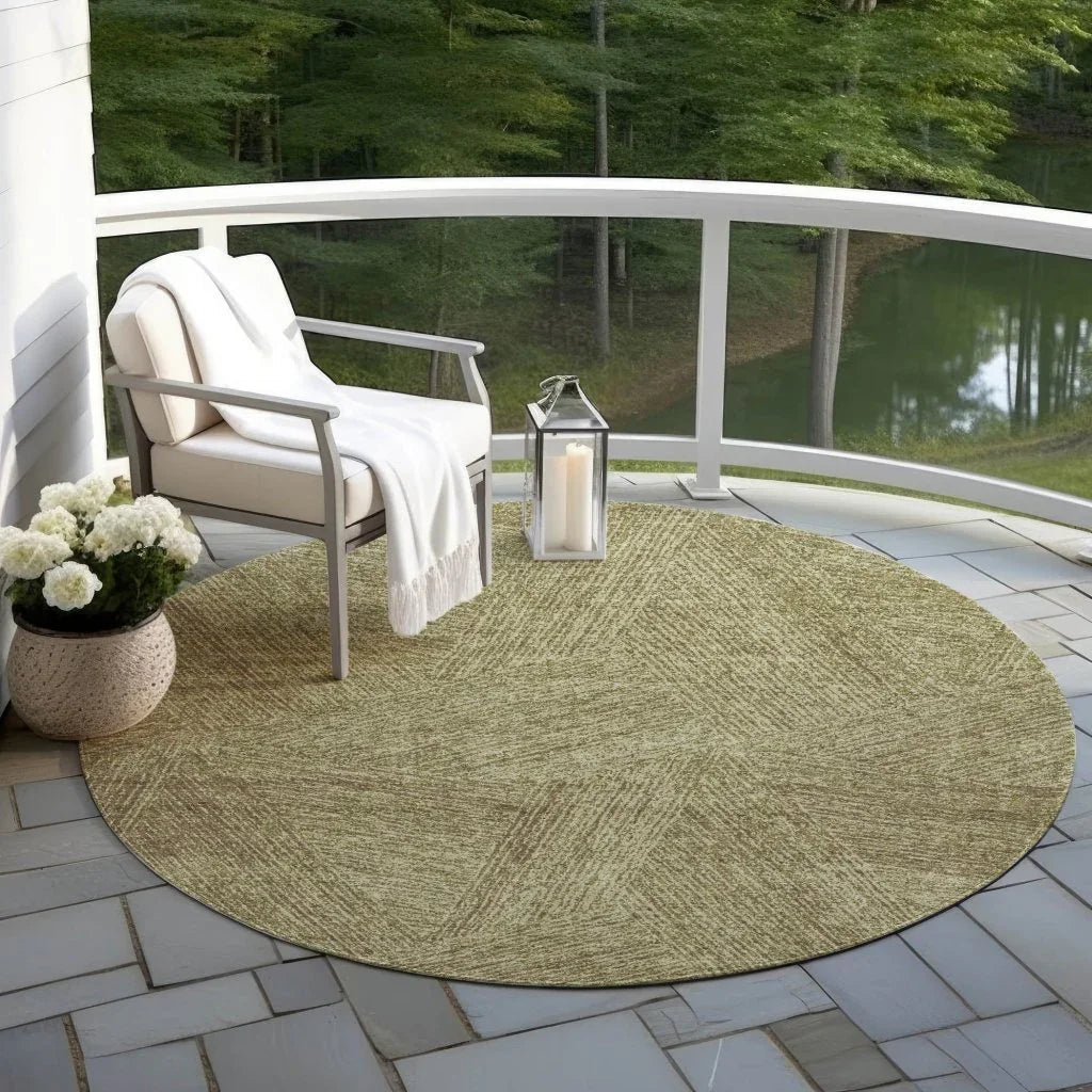 LOOMLAN Rugs Terra Green Washable Indoor-Outdoor Rug