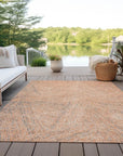 LOOMLAN Rugs Terra Peach Washable Indoor-Outdoor Rug