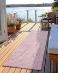 LOOMLAN Rugs Terra Pink Washable Indoor-Outdoor Rug