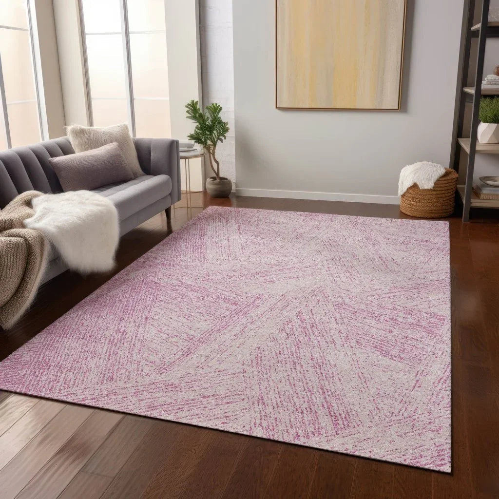 LOOMLAN Rugs Terra Pink Washable Indoor-Outdoor Rug
