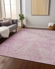 LOOMLAN Rugs Terra Pink Washable Indoor-Outdoor Rug