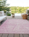 LOOMLAN Rugs Terra Pink Washable Indoor-Outdoor Rug