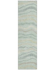 LOOMLAN Rugs Thalvyn Green Washable Indoor-Outdoor Rug