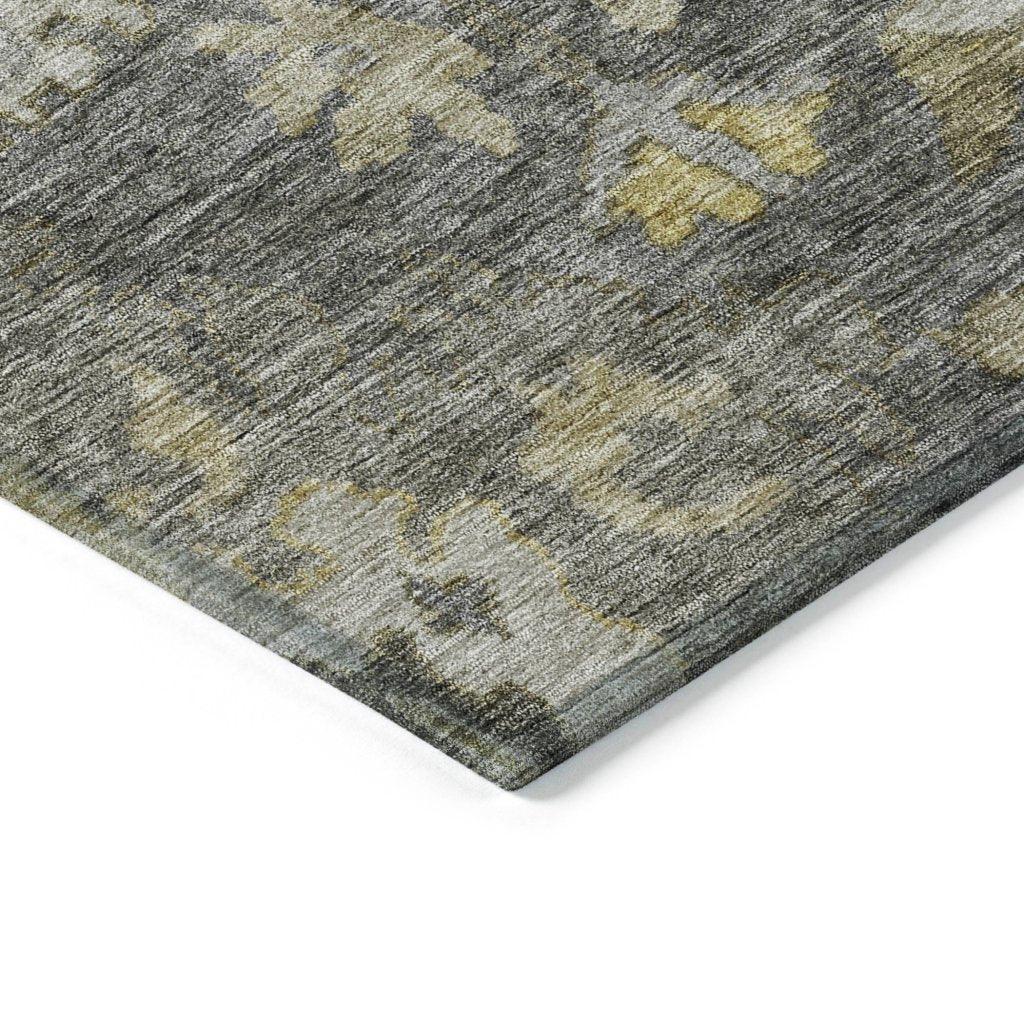 LOOMLAN Rugs Tirana Gray Washable Indoor-Outdoor Rug