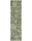 LOOMLAN Rugs Tirana Green Washable Indoor-Outdoor Rug