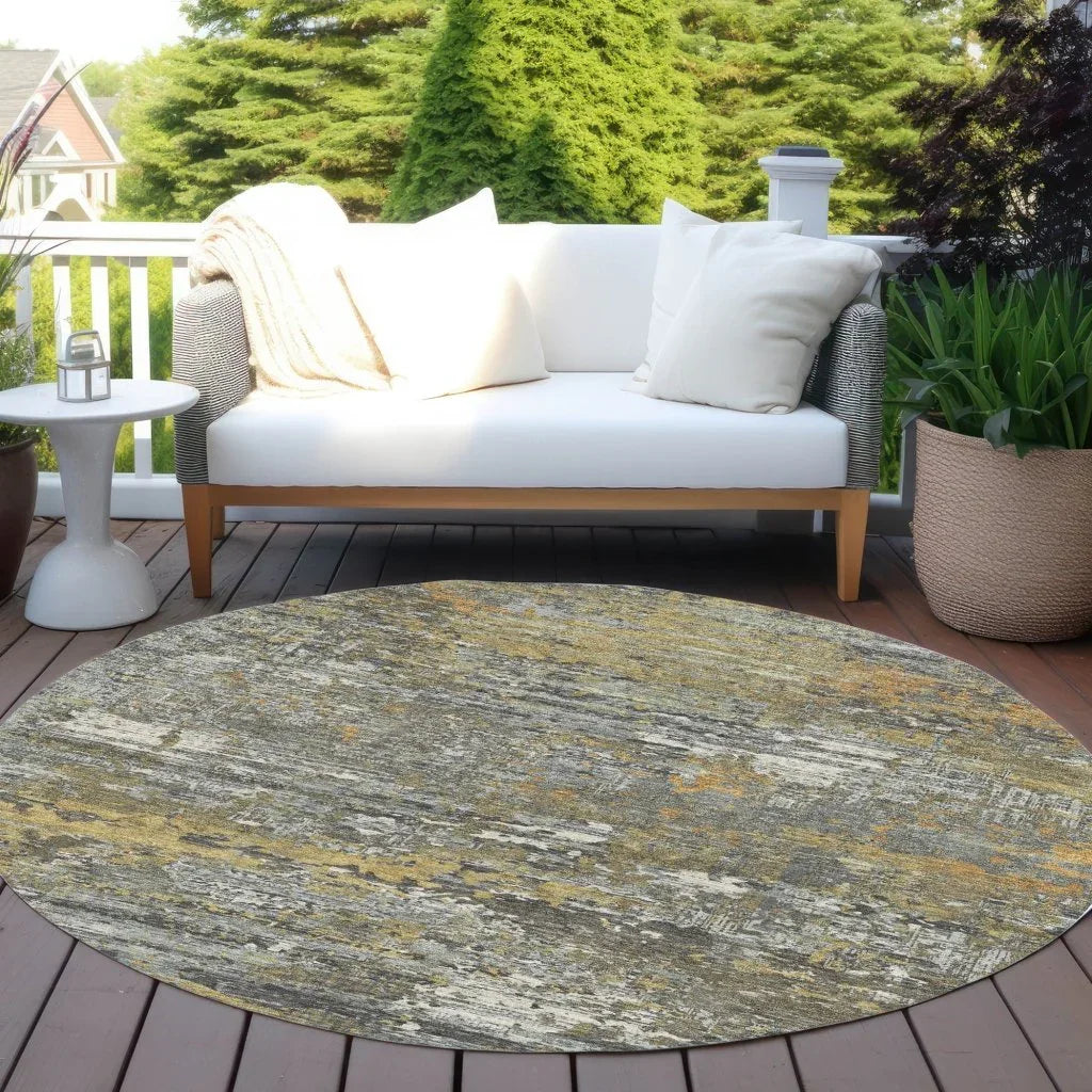 LOOMLAN Rugs Trazia Gold Washable Indoor-Outdoor Rug