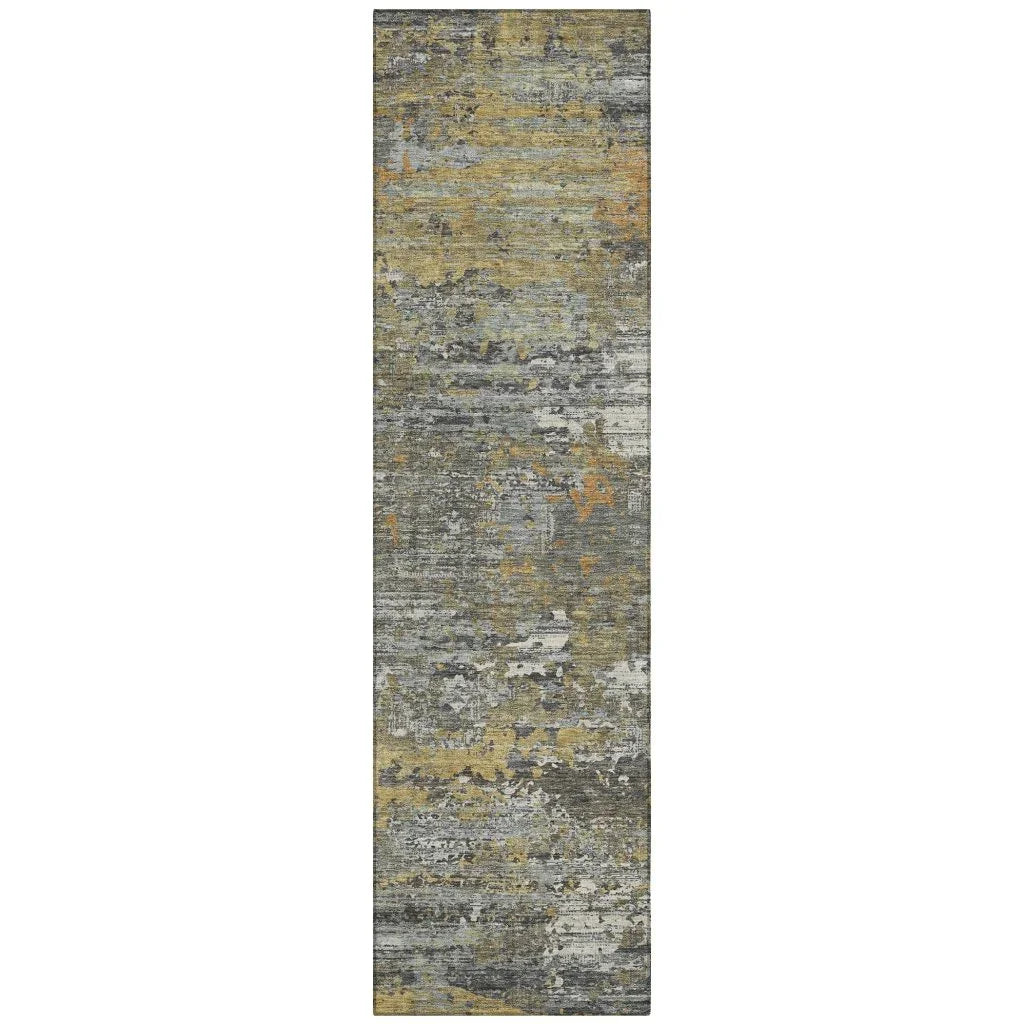 LOOMLAN Rugs Trazia Gold Washable Indoor-Outdoor Rug