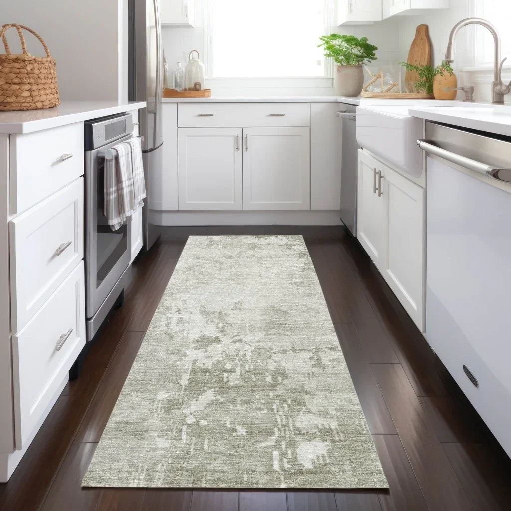 LOOMLAN Rugs Uma Ivory Washable Indoor-Outdoor Rug
