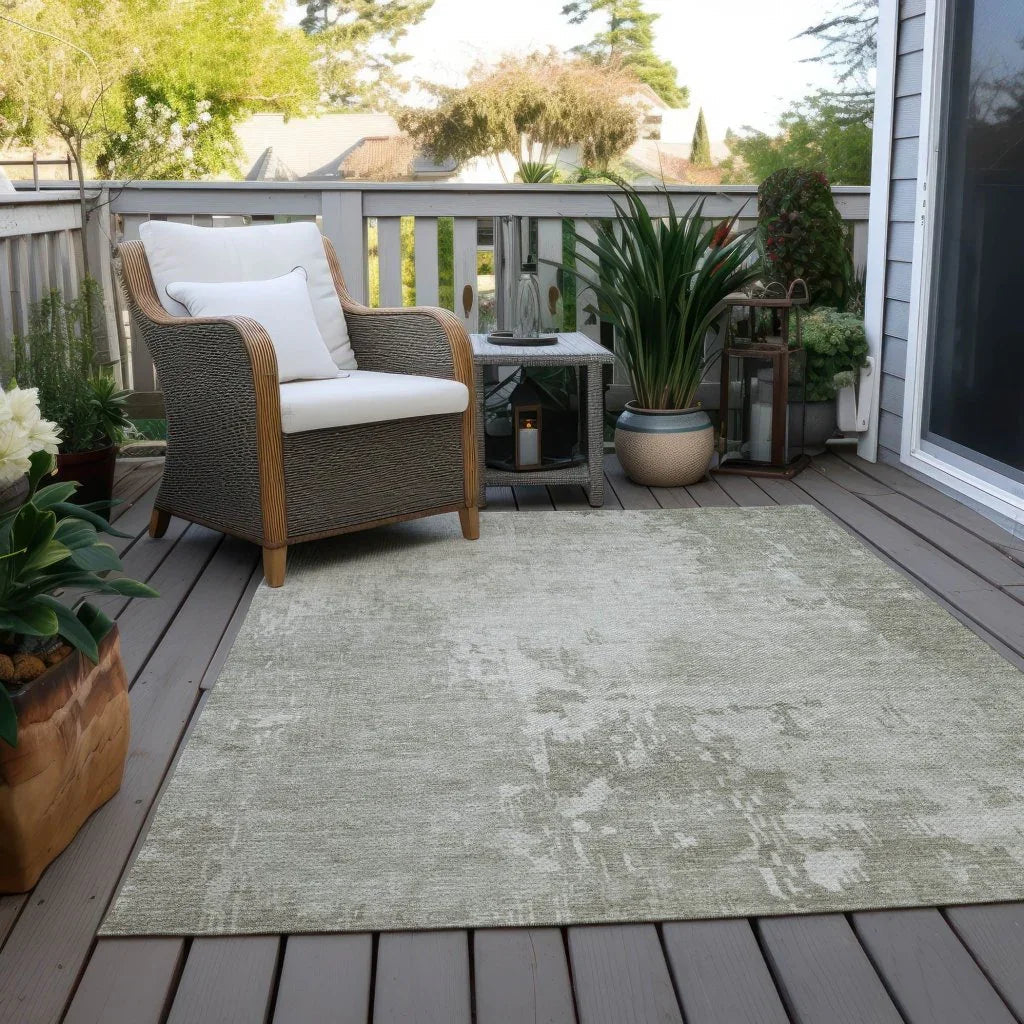 LOOMLAN Rugs Uma Ivory Washable Indoor-Outdoor Rug