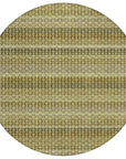 LOOMLAN Rugs Vektura Green Washable Indoor-Outdoor Rug