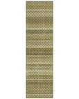 LOOMLAN Rugs Vektura Green Washable Indoor-Outdoor Rug
