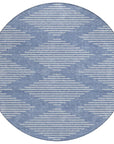 LOOMLAN Rugs Velina Denim Washable Indoor-Outdoor Rug